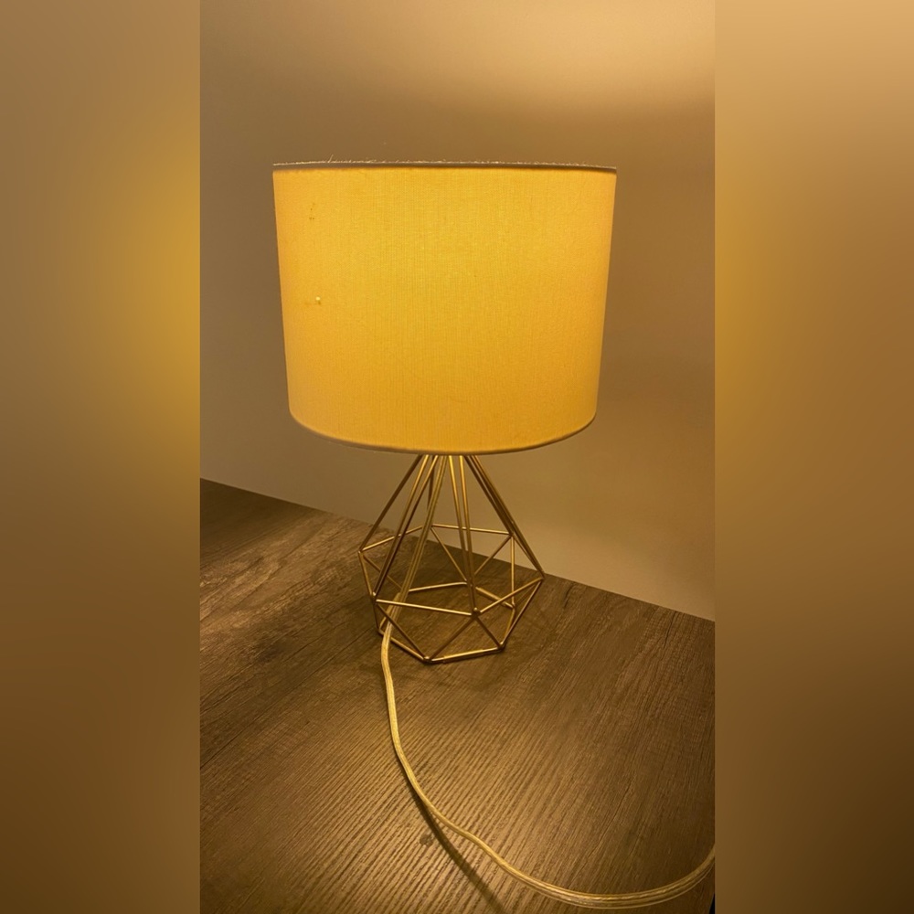Medium sized table lamp.